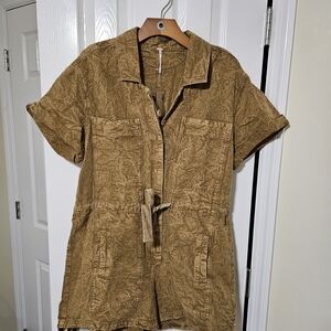 Free People Tan/Brown Romper